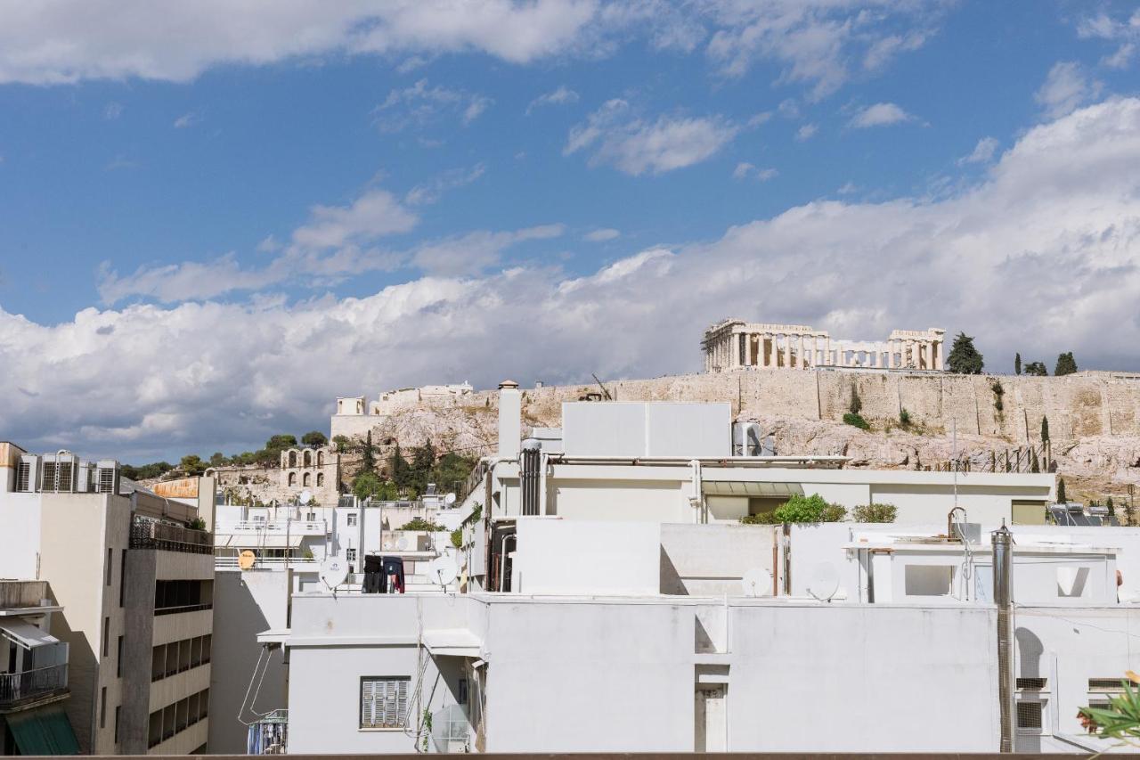 Minimal Apartment On The Shadow Of The Acropolis Athens Luaran gambar