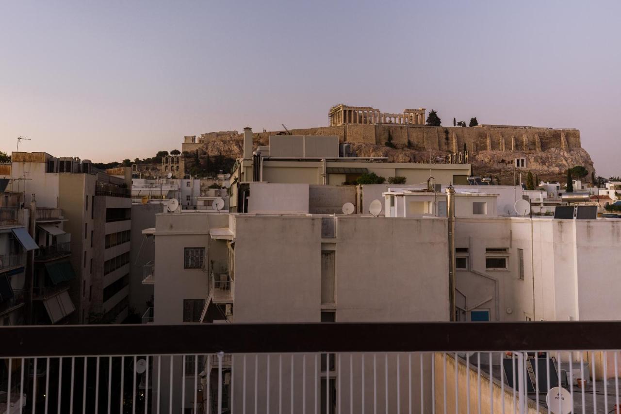 Minimal Apartment On The Shadow Of The Acropolis Athens Luaran gambar